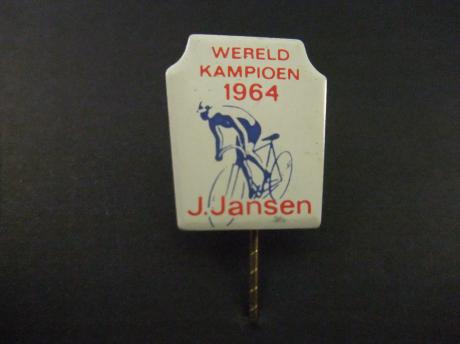 Jan Jansen ( Janssen) wereldkampioen wielrennen op de weg te Sallanches in de Franse Alpen 1964